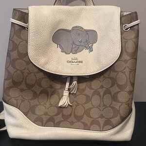 Coach dumbo backpack purse